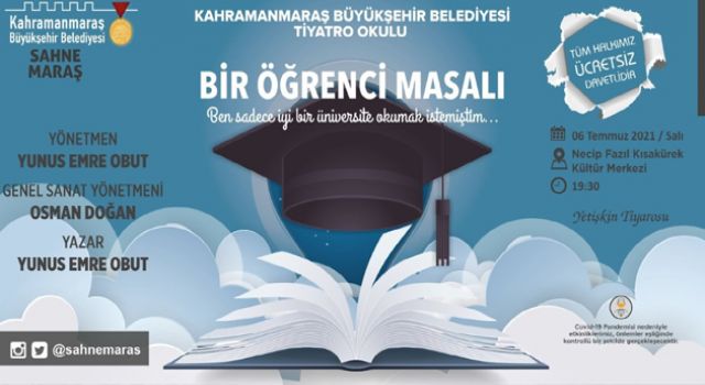 “Bir Öğrenci Masalı” İkinci Gösterimiyle Seyirciyle Buluşuyor