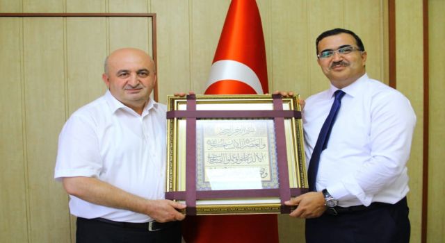 İL MİLLÎ EĞİTİM MÜDÜRÜMÜZ YUSUF KAHRAMAN, CEMAL YILMAZ'DAN GÖREVİ DEVRALDI