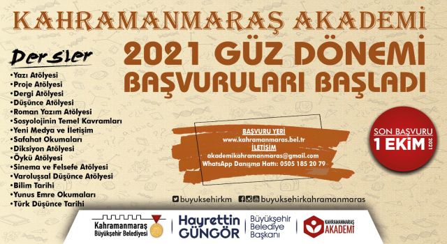 Akademi’de Güz Dönemi Başvuruları Başladı!