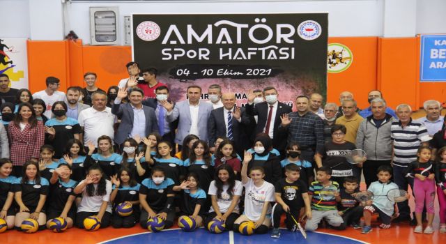 04-10 EKİM AMATÖR SPOR HAFTASI AÇILIŞ TÖRENİ İLE BAŞLADI