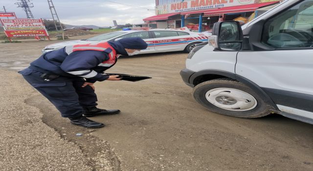 Jandarmadan Kış Lastiği Kontrolü