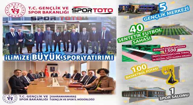 İLİMİZE BÜYÜK SPOR YATIRIMI