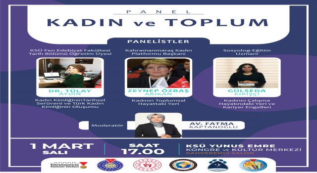 Büyükşehir’den ‘Kadın ve Toplum’ Paneli