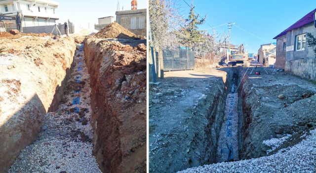 KASKİ'DEN PAZARCIK-YUMAKLICERİT MAHALLESİNE KANALİZASYON HATTI