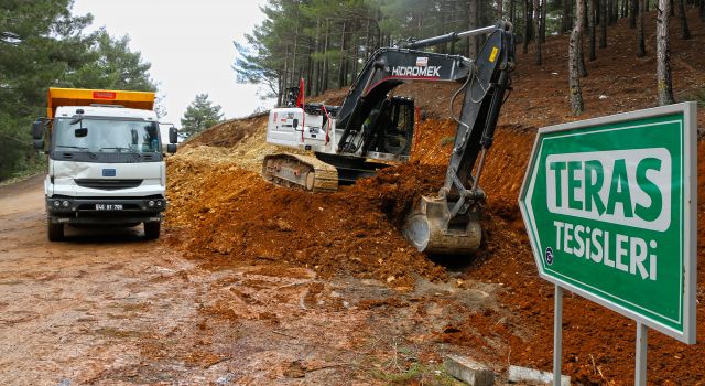 Seyir Terası’nın Yolu Genişletiliyor