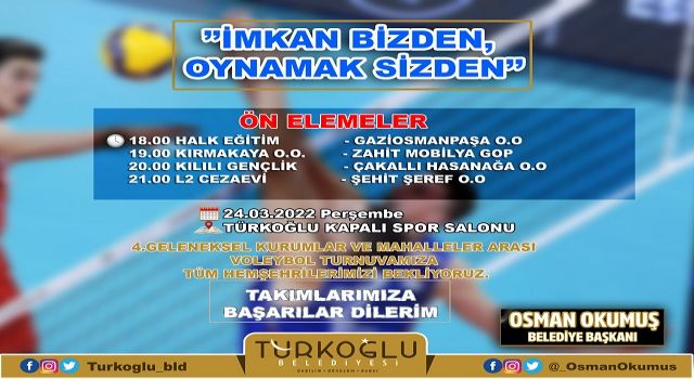 Türkoğlu Belediyesinden "İmkan Bizden Oynamak Sizden"