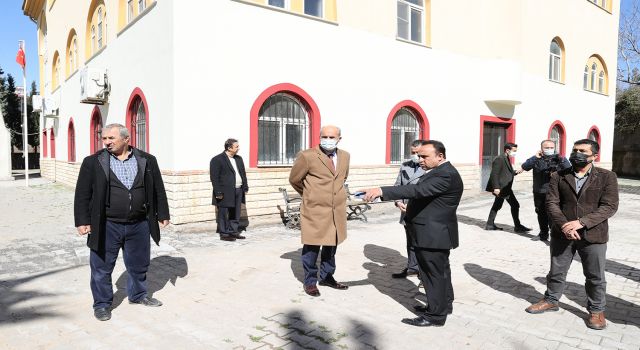 DULKADİROĞLU’NDAN HACI SAADET CAMİ’NE ÇEVRE DÜZENLEMESİ