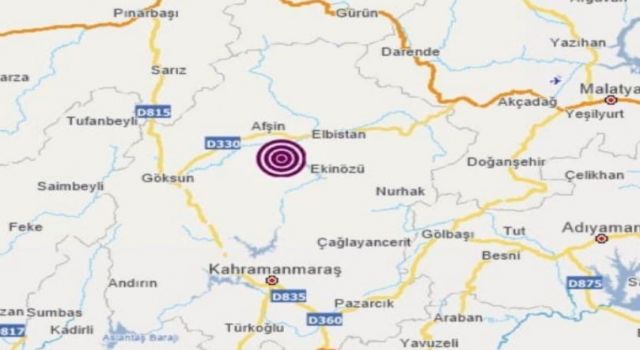 Kahramanmaraş’ta Deprem