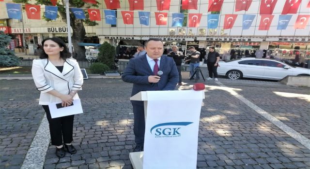 (SGK) Kahramanmaraş İl Müdürü Harun Akbalaban, 16-22 Mayıs Sosyal Güvenlik Haftası Kutlamasında Konuştu