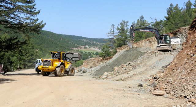 Kaledibi – Yoğunoluk Bağlantı Yolu’nun Standardı Artırılıyor