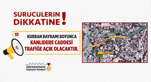 Kanlıdere Caddesi Trafiğe Açıldı