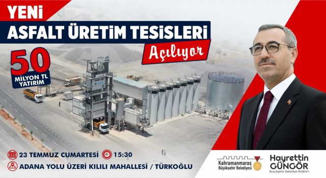 Yeni Asfalt Üretim Tesisleri Açılıyor