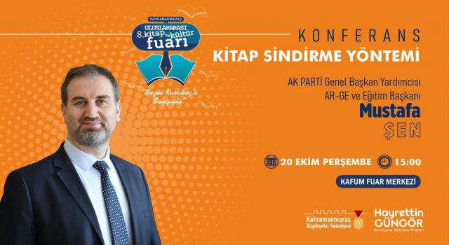 Genel Başkan Yardımcısı Mustafa Şen, Kitap Fuarında Gençlerle Buluşacak