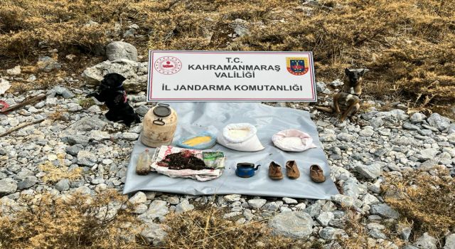 Kahramanmaraş’ta PKK’ya Ait Depo Ele Geçirildi