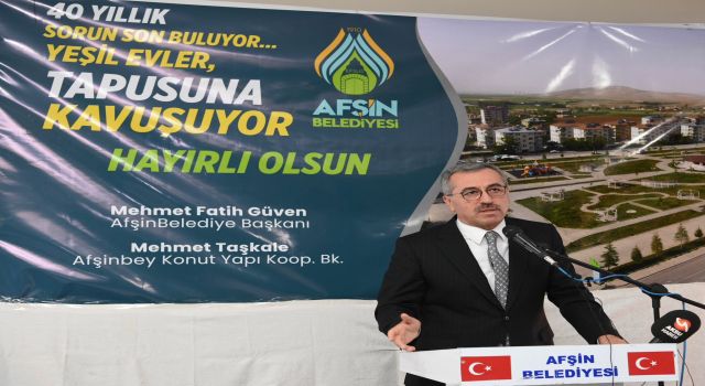 Başkan Güngör: “40 Yıllık Sorun Çözüme Kavuştu”