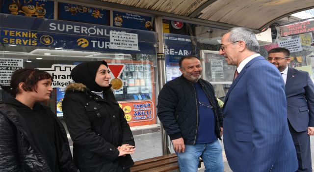 Başkan Güngör, Esnaf Ziyaretlerini Sürdürüyor