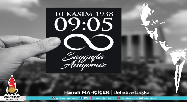 Başkan Mahçiçek’ten ‘10 Kasım’ Mesajı