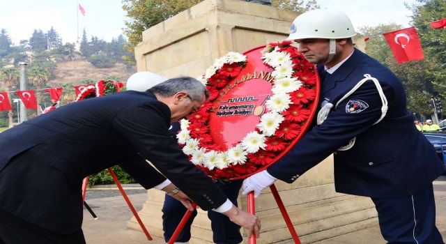 Gazi Mustafa Kemal Atatürk Vefatının Yıl Dönümünde Törenle Anıldı