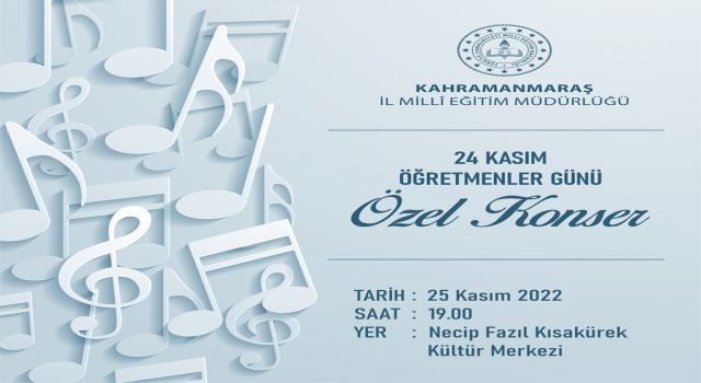 ÖĞRETMENLERE ÖZEL KONSER