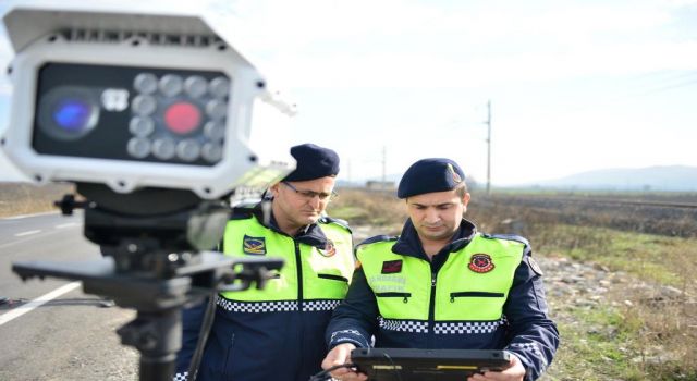 Kahramanmaraş'ta Jandarmadan Trafik Denetimi 