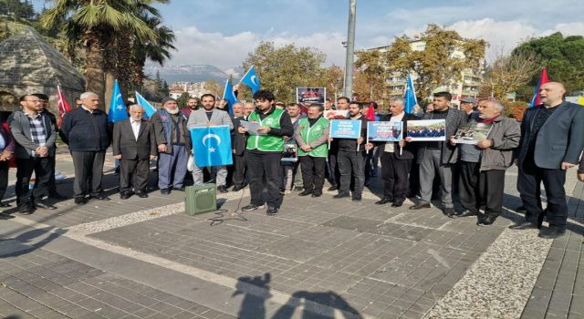 Kahramanmaraş’ta STK’lar Çin’in Doğu Türkistan’a Zulmünü Protesto Etti