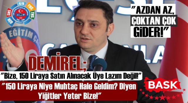 Teç-Sen'den Basın Açıklaması: "Azdan Az Çoktan Çok Gider"