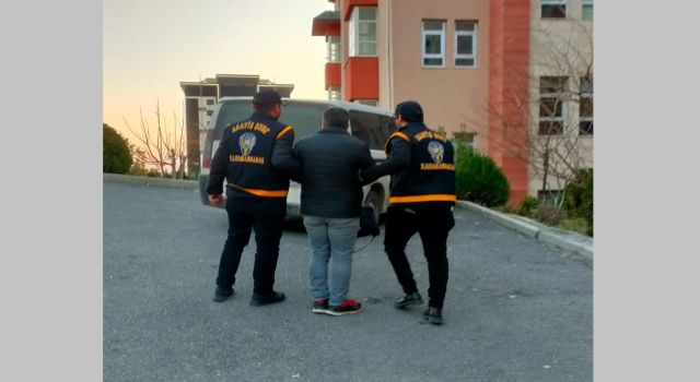 HIRSIZLIK SUÇUNDAN ARANAN ŞAHIS YAKALANDI