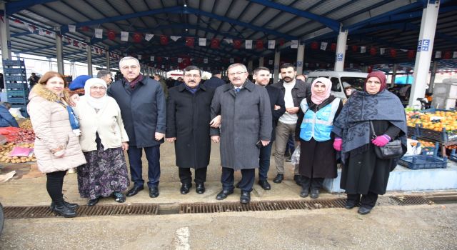 Başkan Güngör Göksun’da Esnaf ve Vatandaşlarla Bir Araya Geldi