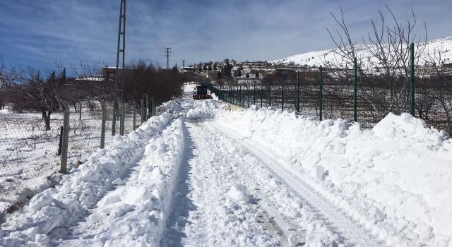 Büyükşehir Şehir Genelinde Karla Mücadelesini Sürdürüyor