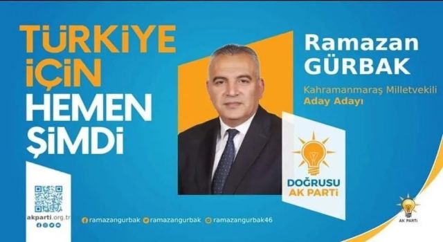 Ak Parti Milletvekili Aday Adayı Gürbak: Yaralarımızı birlikte saracağız Kahramanmaraş'ım 