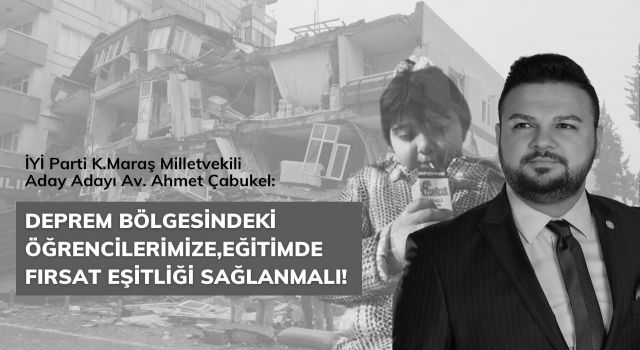 İyi Parti Milletvekili Aday Adayı Av. Ahmet Çabukel Projelerini Kamuoyuna Anlatıyor