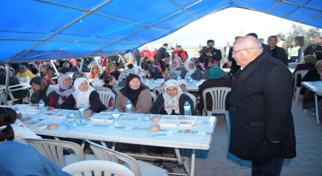 Mahçiçek, Fatmalı Mahallesi’ndeki vatandaşlarla iftarda buluştu