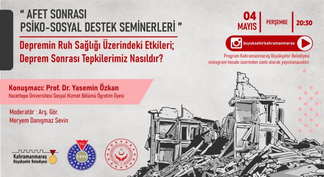 Psiko-Sosyal Destek Seminerleri Devam Ediyor