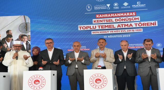 Yeni Kahramanmaraş’ın Temelleri Atıldı