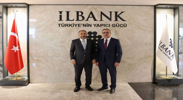 Başkan Güngör, İlbank Genel Müdürü Türk ile Bir Araya Geldi