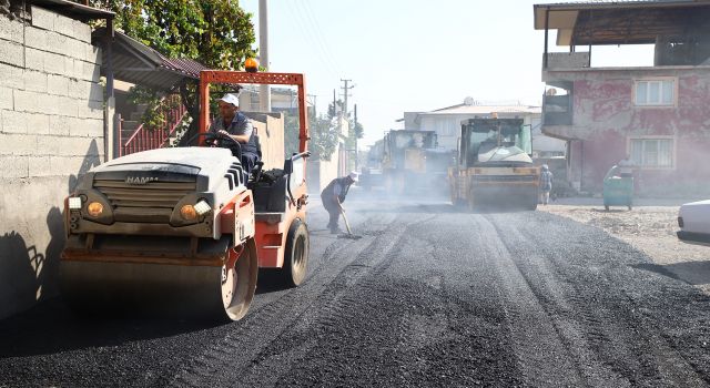 DULKADİROĞLU’NDAN İSTASYON MAHALLESİNDE ASFALT ÇALIŞMASI