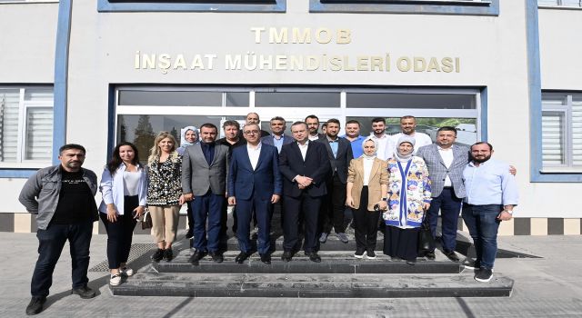 Başkan Güngör, İnşaat Mühendisleri Odasıyla Bir Araya Geldi