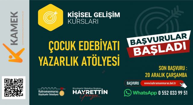 Büyükşehir’in Çocuk Edebiyatı Yazarlık Atölyesi’nde Başvurular Başladı!