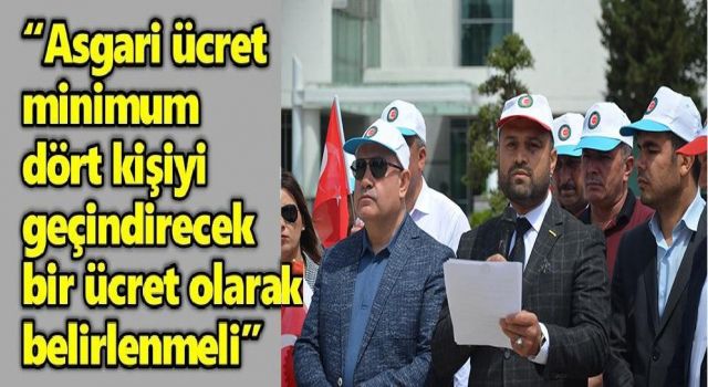 HAK-İŞ KAHRAMANMARAŞ İL BAŞKANI MEHMET AKİF DAĞ'DAN ASGARİ ÜCRET ÇIKIŞI