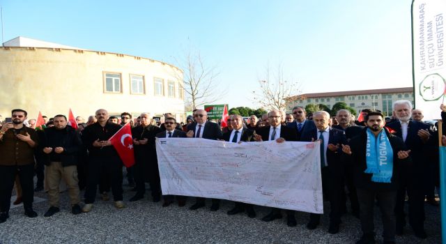 KSÜ’den “Gazze’ye Selam” Yürüyüşü