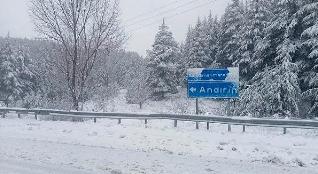 Andırın- Kahramanmaraş yolu kara teslim