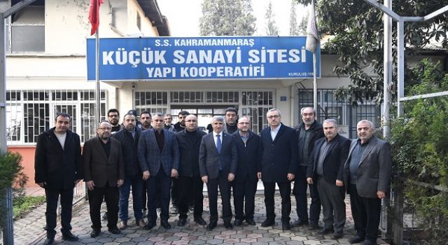 Başkan Güngör ve Vali Ünlüer, Küçük Sanayi Sitesi Esnafıyla Bir Araya Geldi