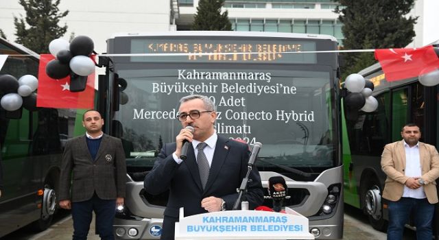 Büyükşehir, Toplu Taşıma Filosuna 10 Yeni Hibrit Otobüs Kazandırdı