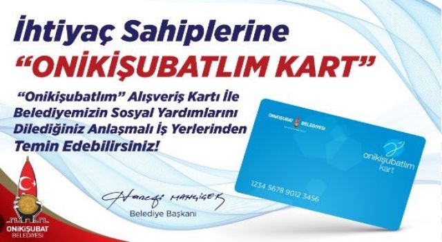 Onikişubat Belediyesi Sosyal Belediyecilik İlkesi İle İhtiyaç Sahiplerine Yardıma Devam Ediyor