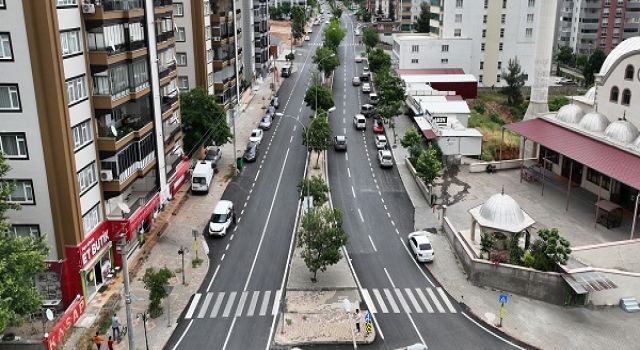 Başkonuş Caddesi ve Bağlantı Yolları 10 Milyon TL’lik Yatırımla Yenilendi