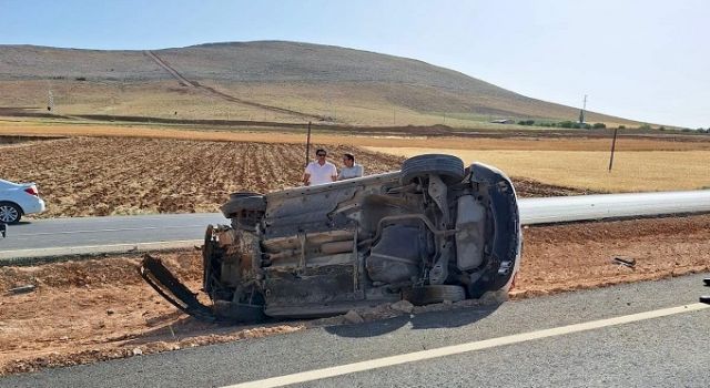 Kahramanmaraş’ta otomobil takla attı: 1 yaralı