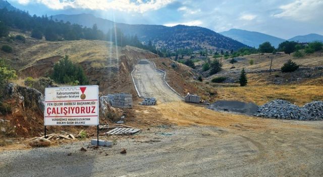 Göksun Kırsalında Kilit Parke İmalatları Tamamladı