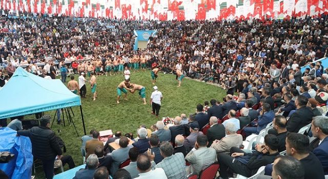 BERTİZ BOYALI GÜREŞ FESTİVALİ COŞKUYLA TAMAMLANDI