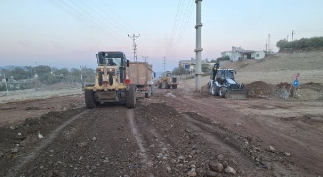 Büyükşehir’den Türkoğlu Orçan Caddesi’nde Çalışma