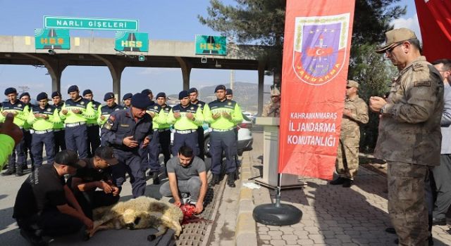 Kahramanmaraş Otoyol Jandarma Komutanlığı, TAG Otoyolunu Teslim Aldı